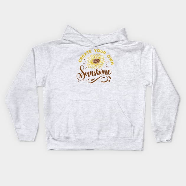 create yourr own sunshine Kids Hoodie by bob2ben